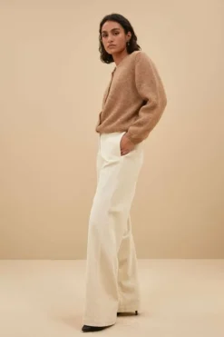 By bar Broeken*odin cord pants | sand shell