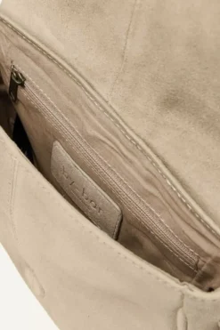 By bar Tassen*paris suede bag | sand