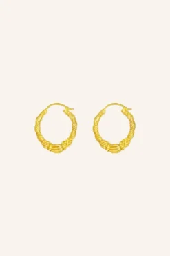 By bar Oorbellen|Sieraden*PD art hoop earring small | gold