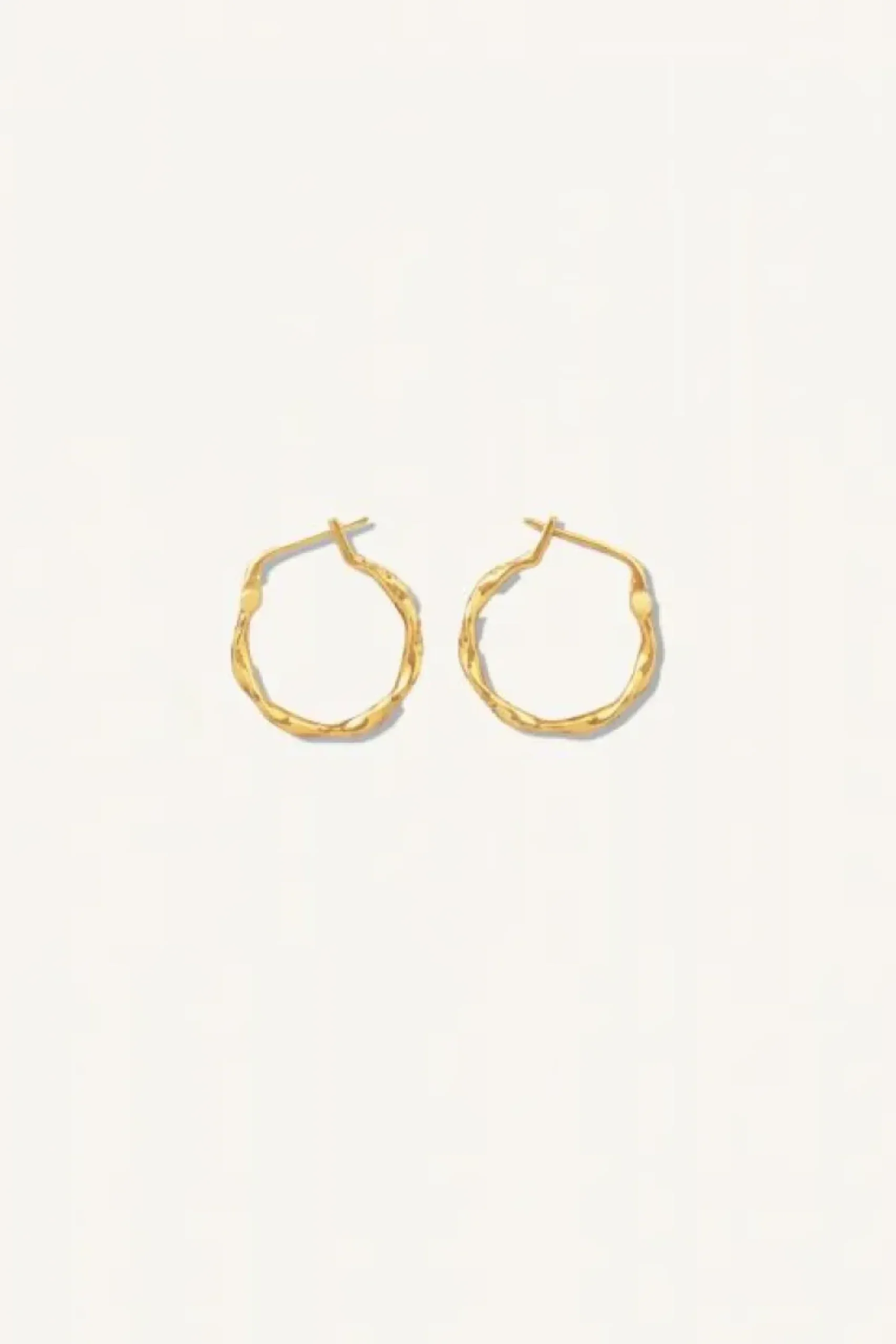 By bar Oorbellen|Sieraden*PD mila round earring | gold