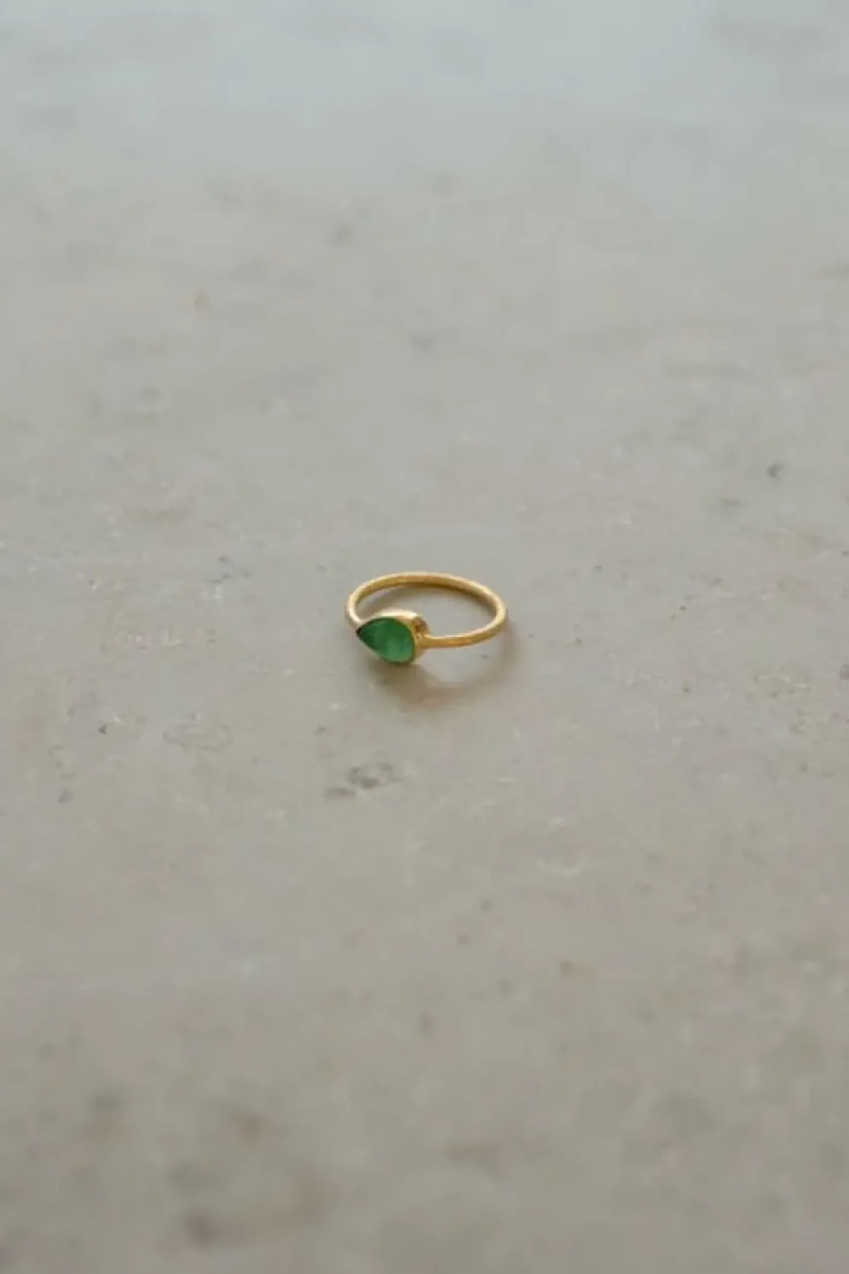 By bar Sieraden*PD MINIMAL RING | green