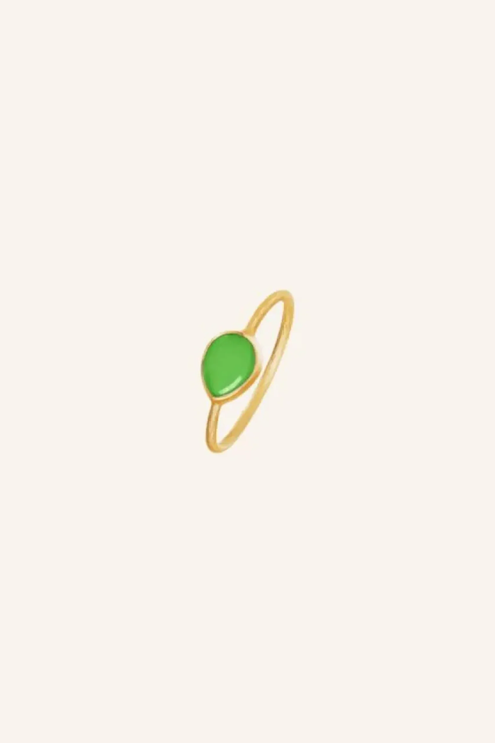 By bar Sieraden*PD MINIMAL RING | green