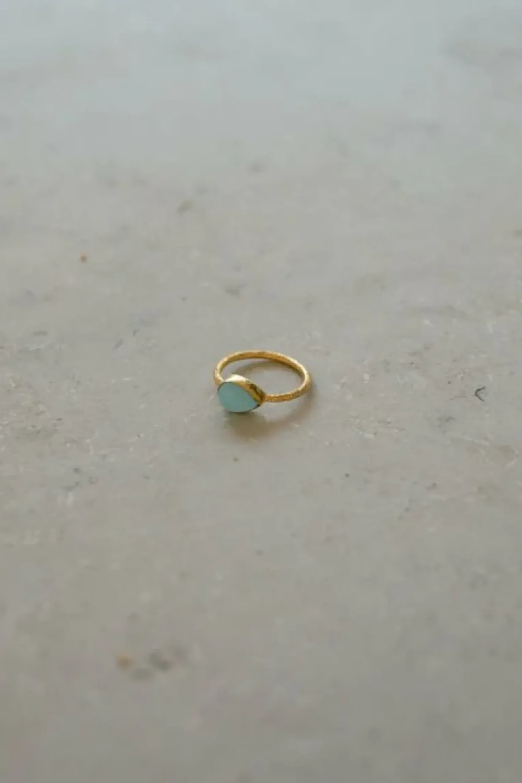 By bar Sieraden*PD MINIMAL RING | light blue