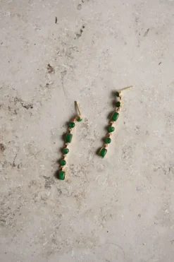By bar Oorbellen*pd nolan earring | emerald
