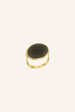 By bar Sieraden*PD OVAL RING | biscuit