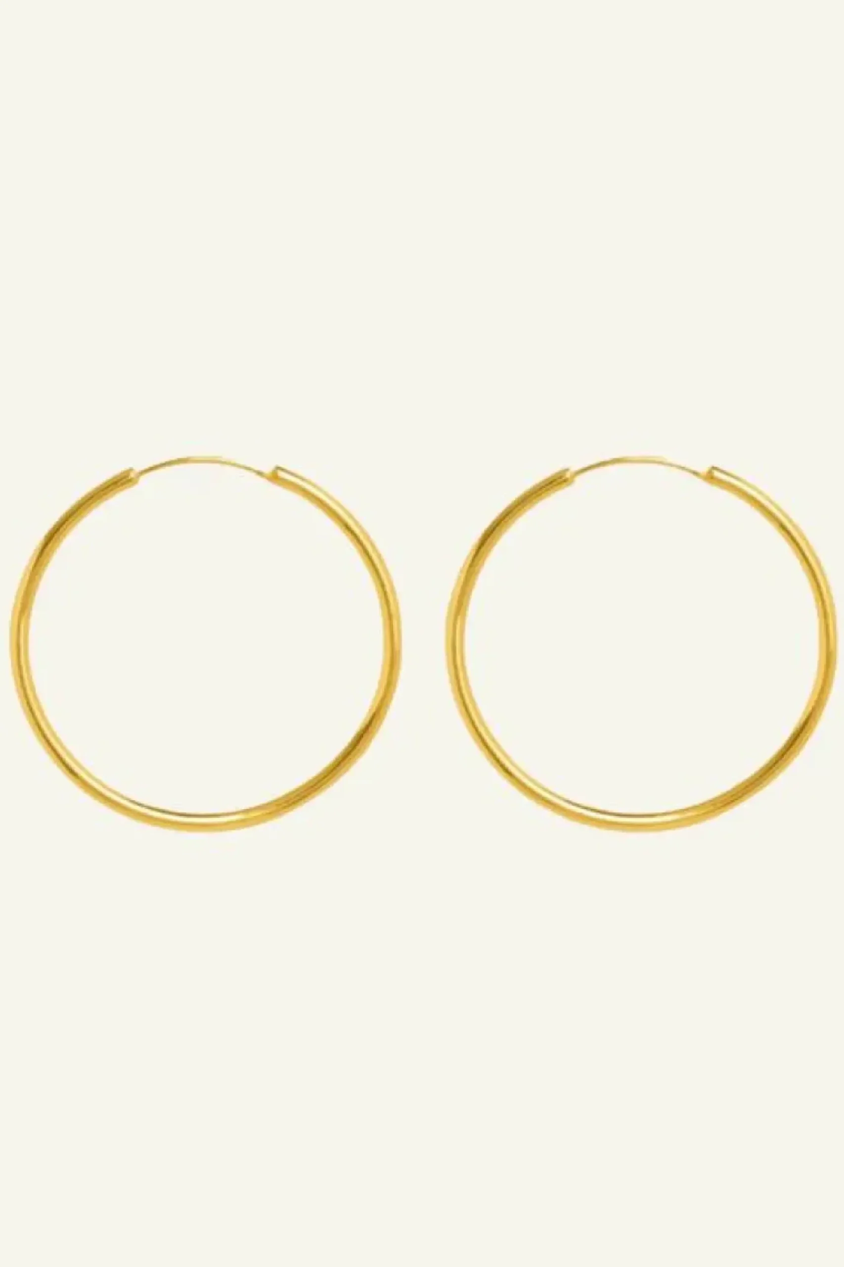 By bar Oorbellen|Sieraden*pd round earring L | gold