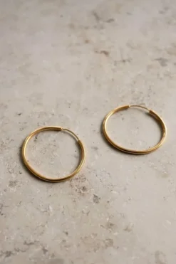 By bar Oorbellen|Sieraden*pd round earring M | gold