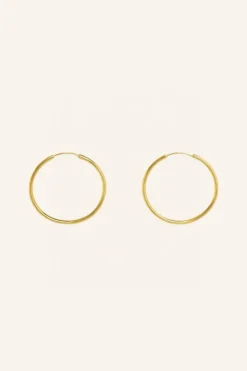By bar Oorbellen|Sieraden*pd round earring M | gold