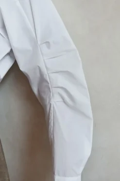 By bar Blouses*penny poplin blouse | white