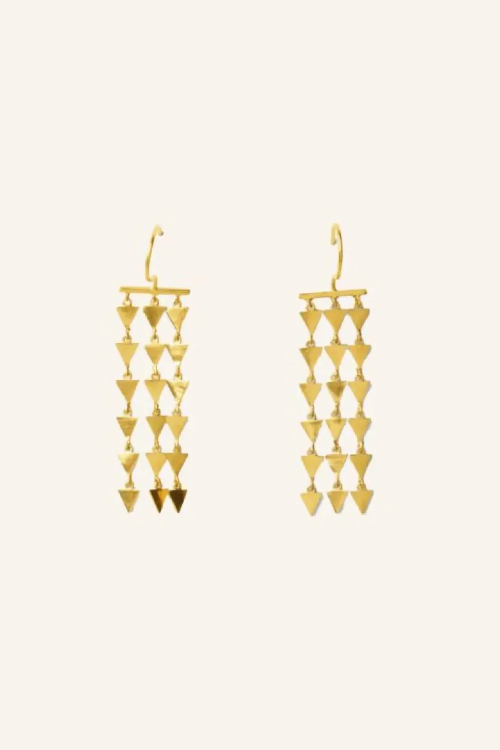 By bar Oorbellen|Sieraden*rainbow earring | gold