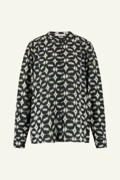 By bar Blouses*ribbe brisk blouse | brisk print