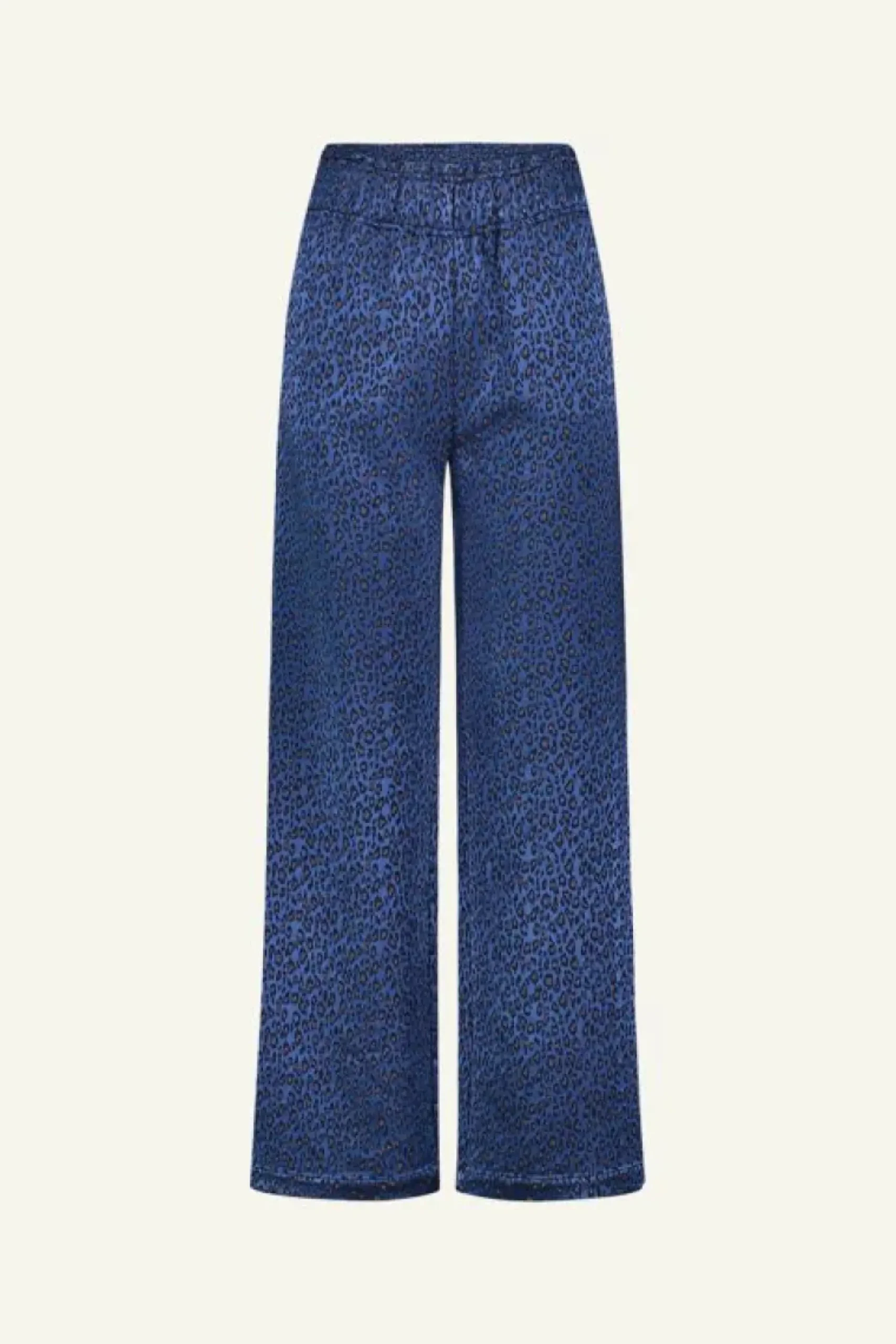By bar Broeken*robyn blue cheetah pants | blue cheetah print