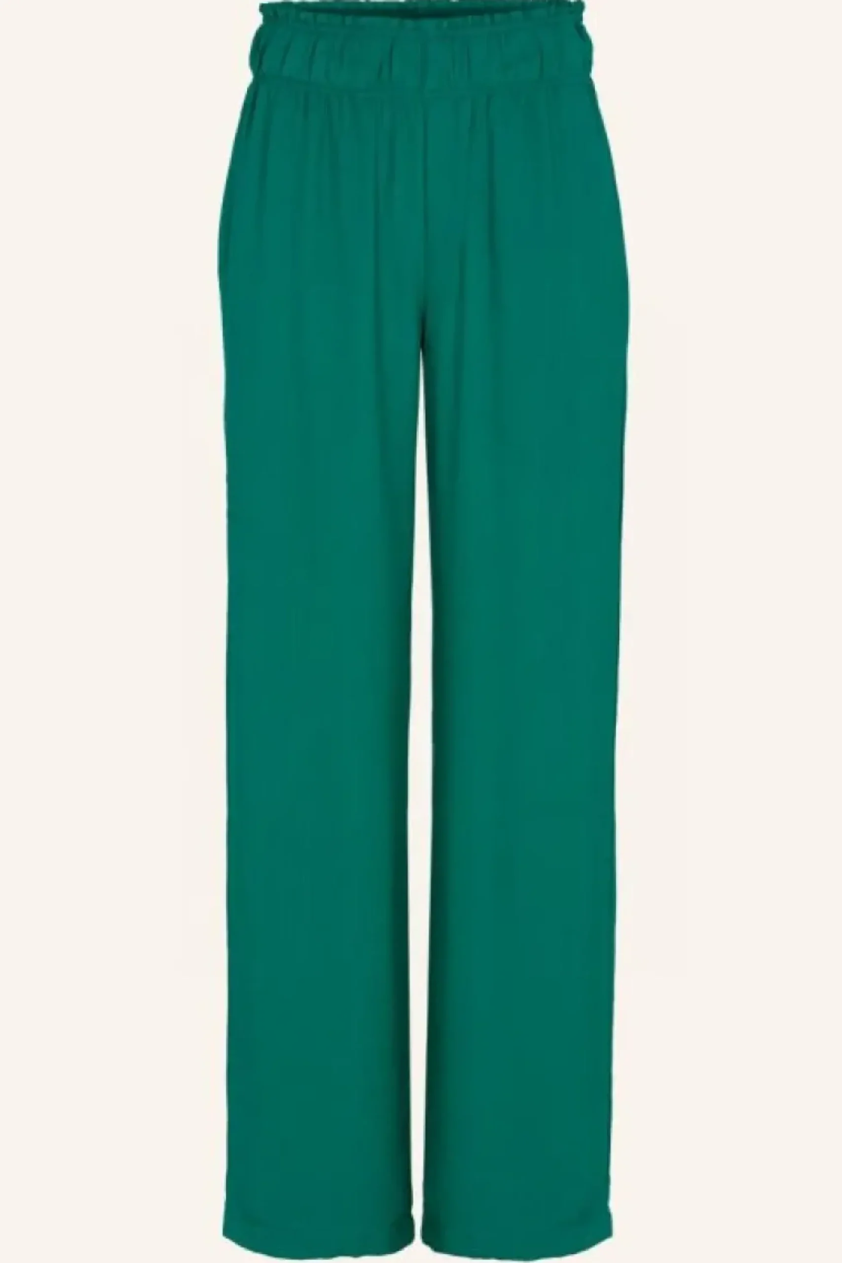By bar Broeken*robyn satin stripe pant | evergreen