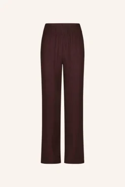 By bar Broeken*robyn viscose pants | pecan