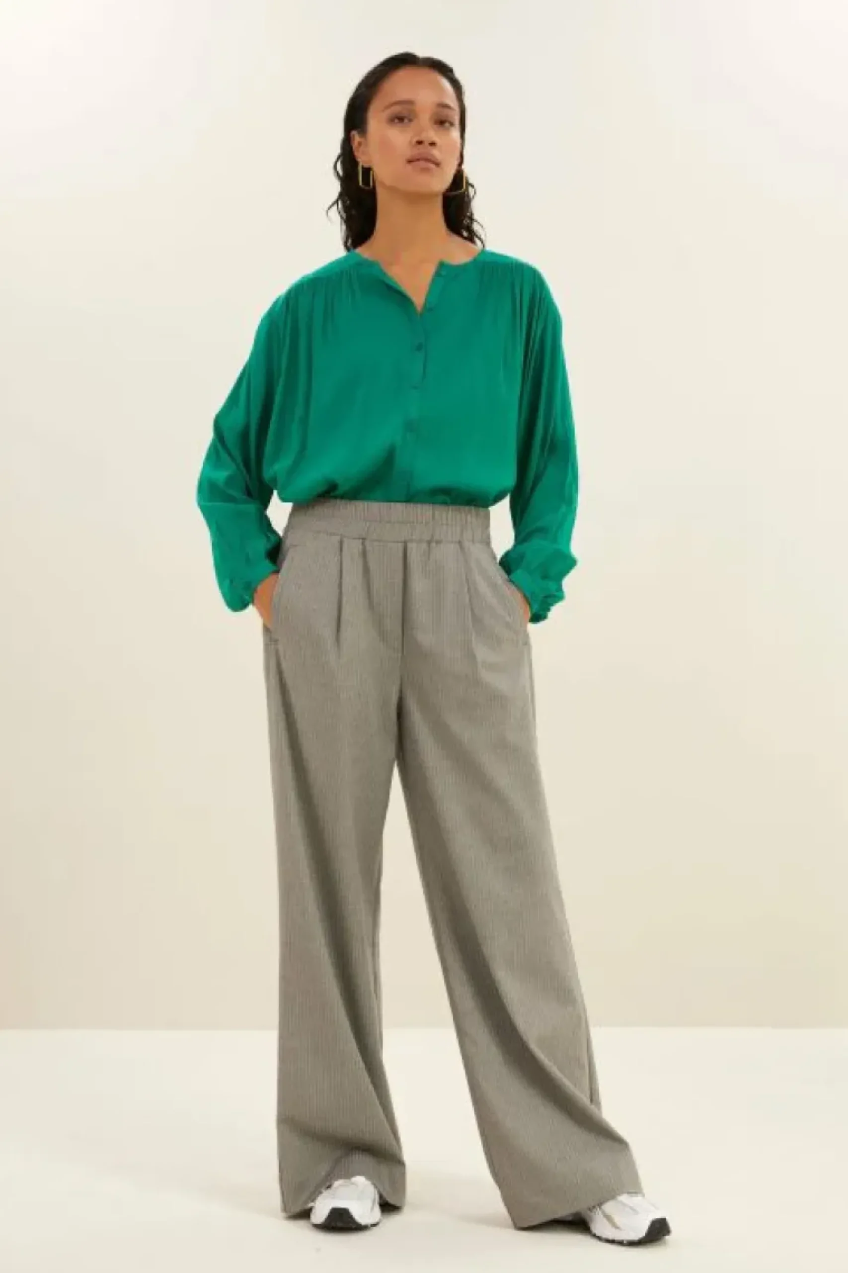By bar Blouses*saar blouse | bright green