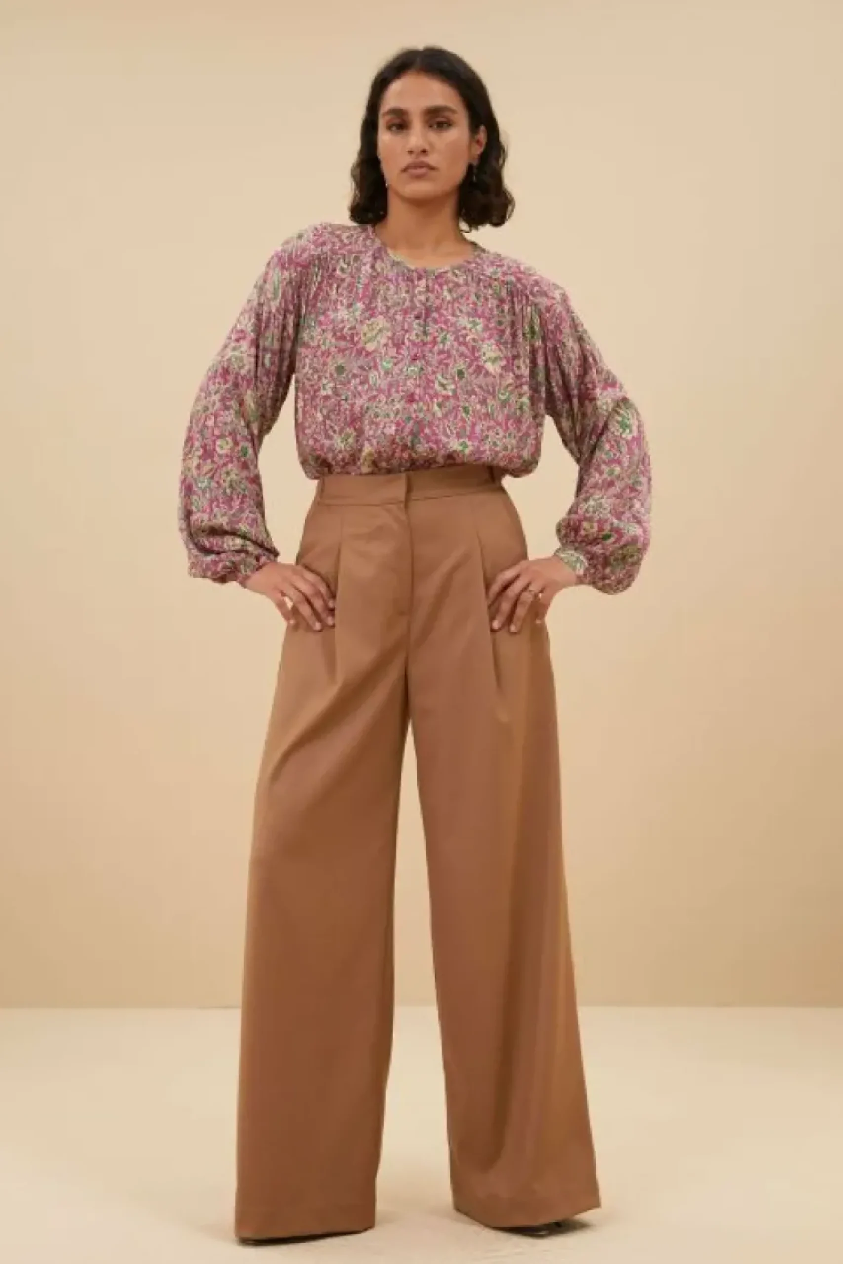 By bar Blouses*saar bouquet blouse | bouquet print