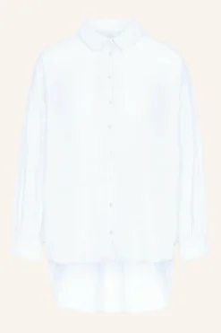 By bar Blouses*sarah poplin blouse | white