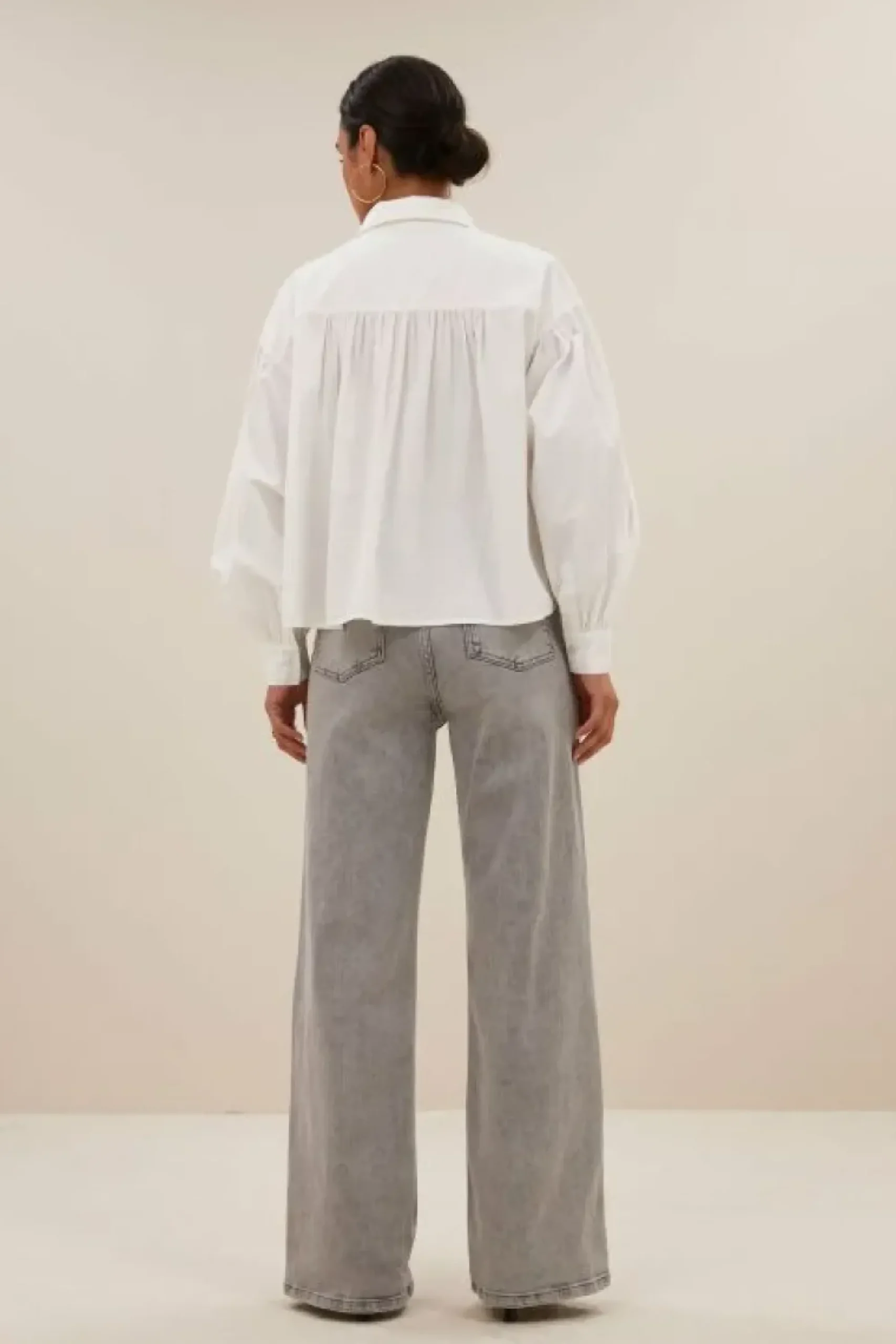 By bar Blouses*sarah short blouse | white