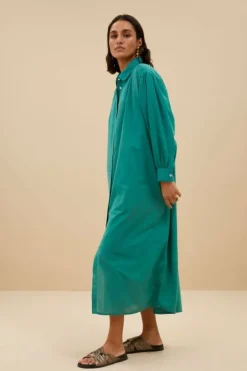 By bar Jurken*shirt dress | spring green