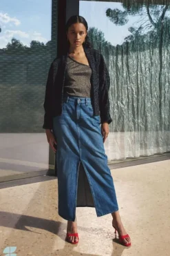 By bar Rokken*sis denim skirt | denim