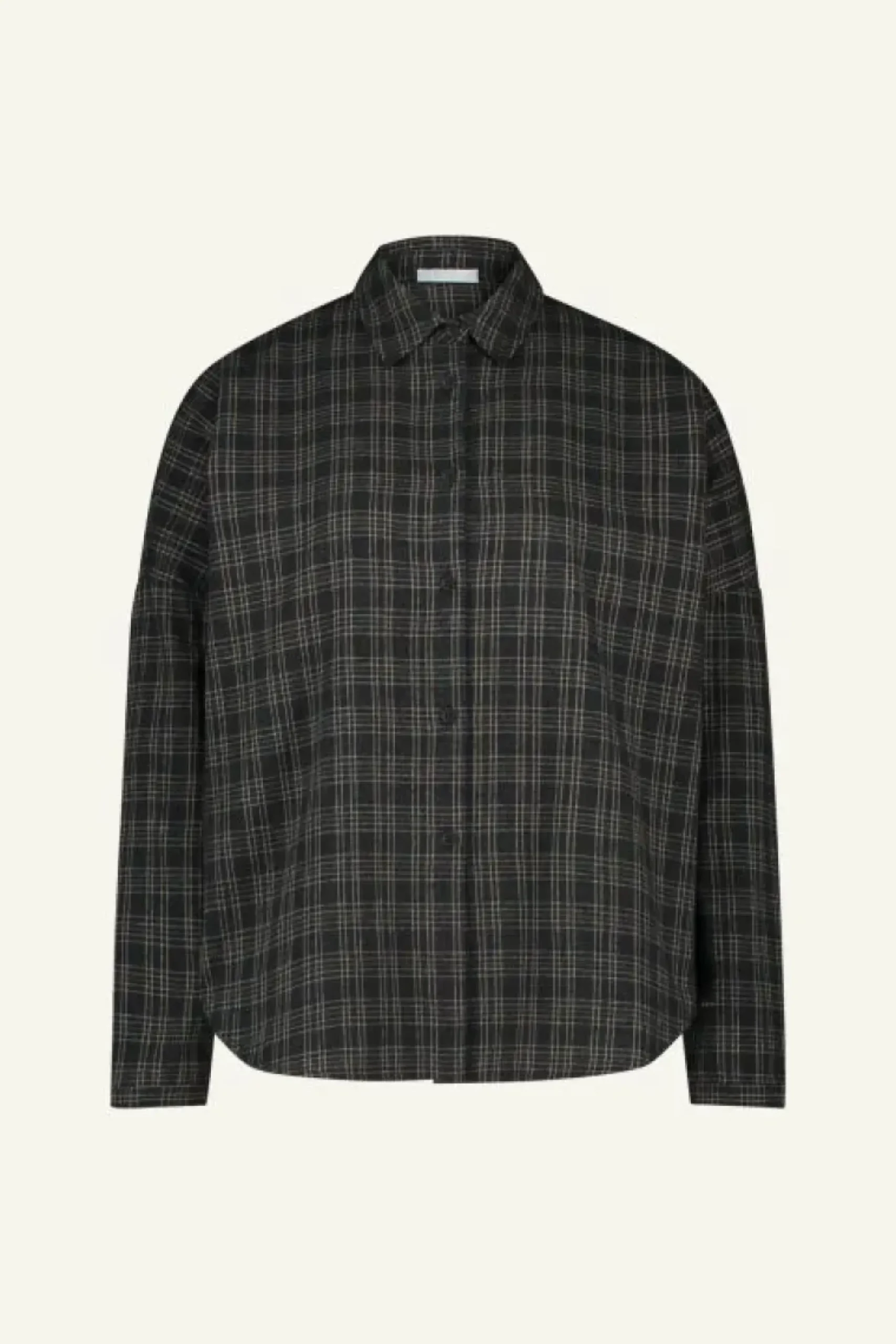 By bar Blouses*small check blouse | caramel