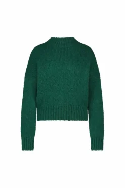 By bar Truien*sonny bulky pullover | peacock green