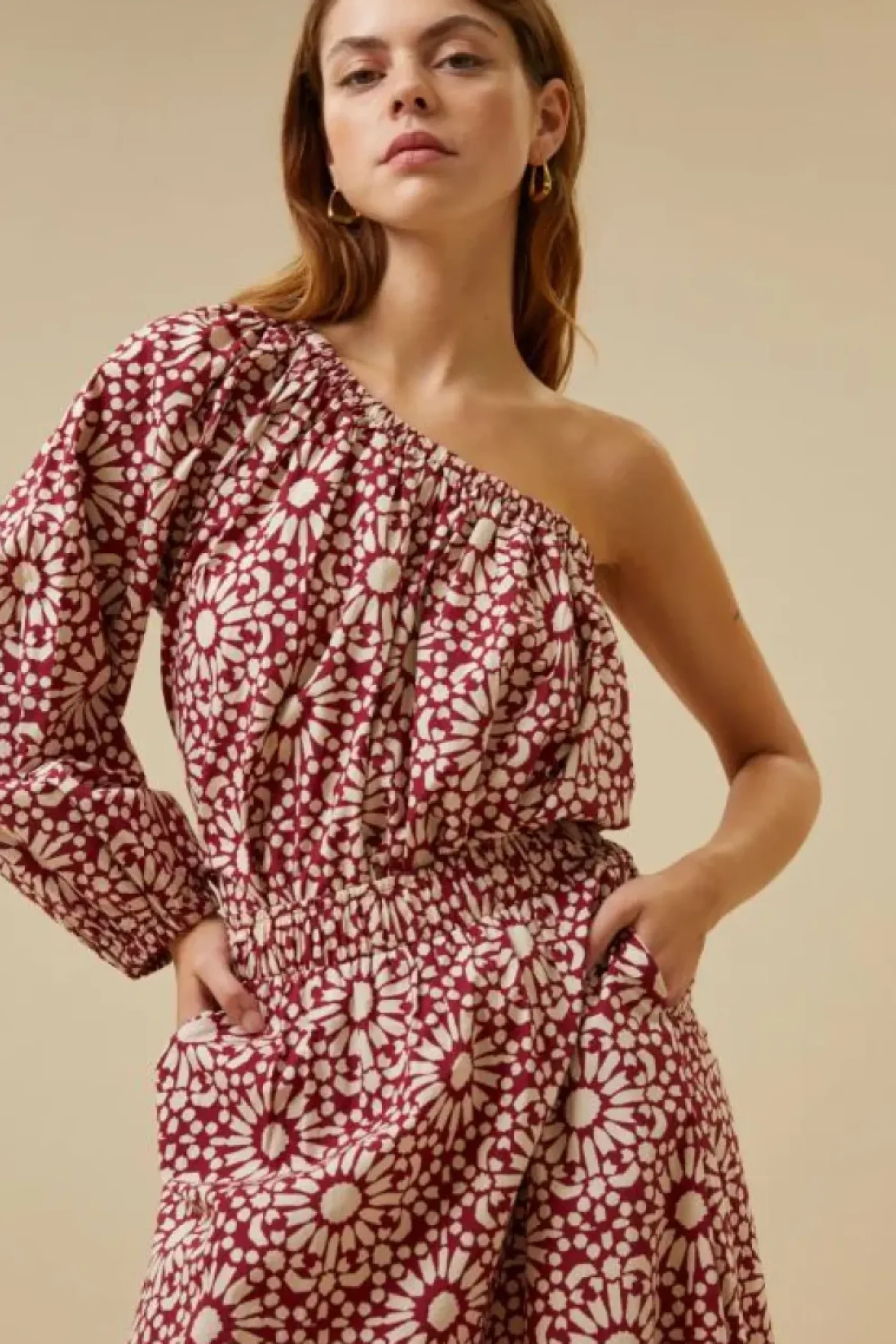 By bar Blouses*stella sunflower blouse | sunflower print