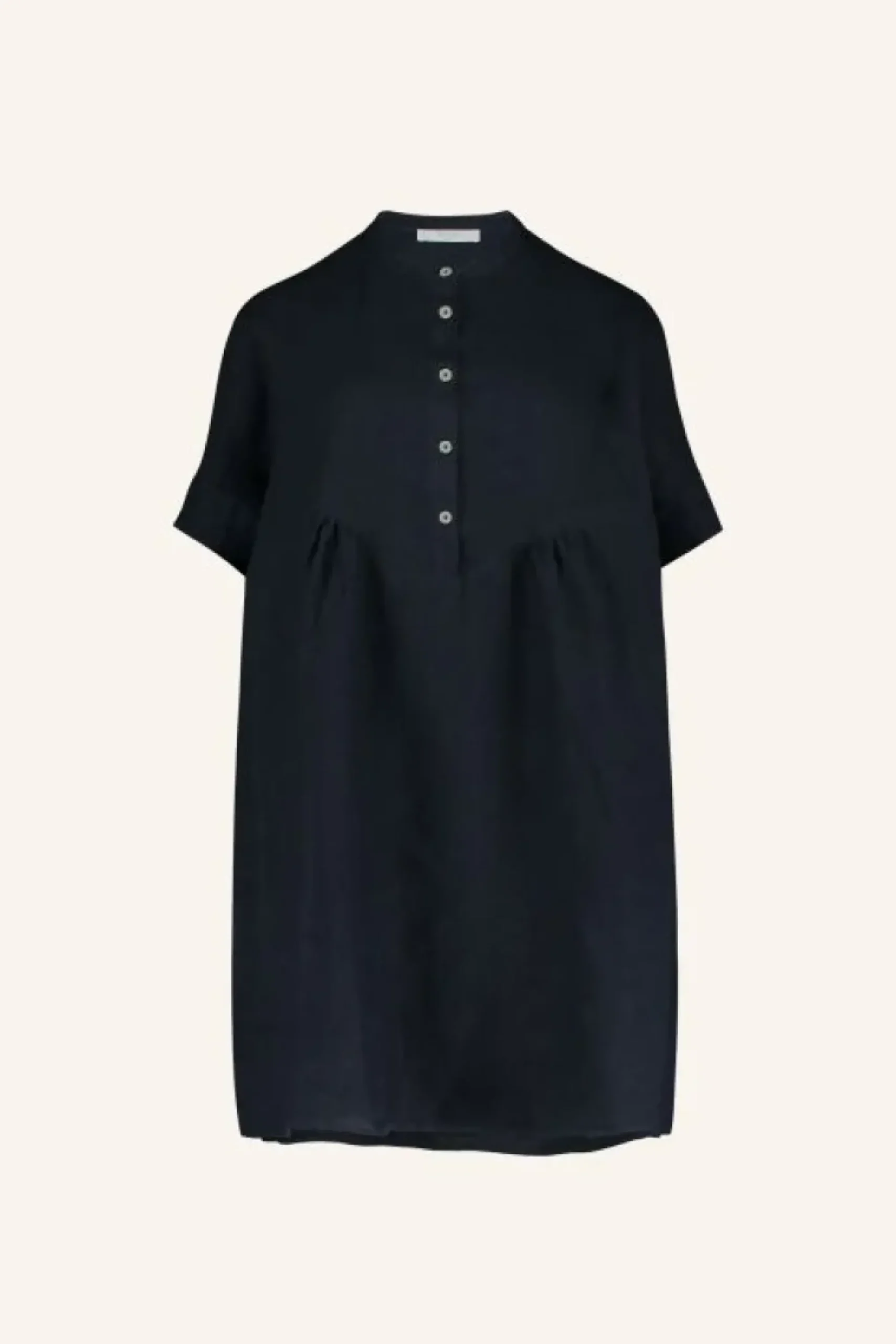 By bar Jurken*tais linen dress | midnight