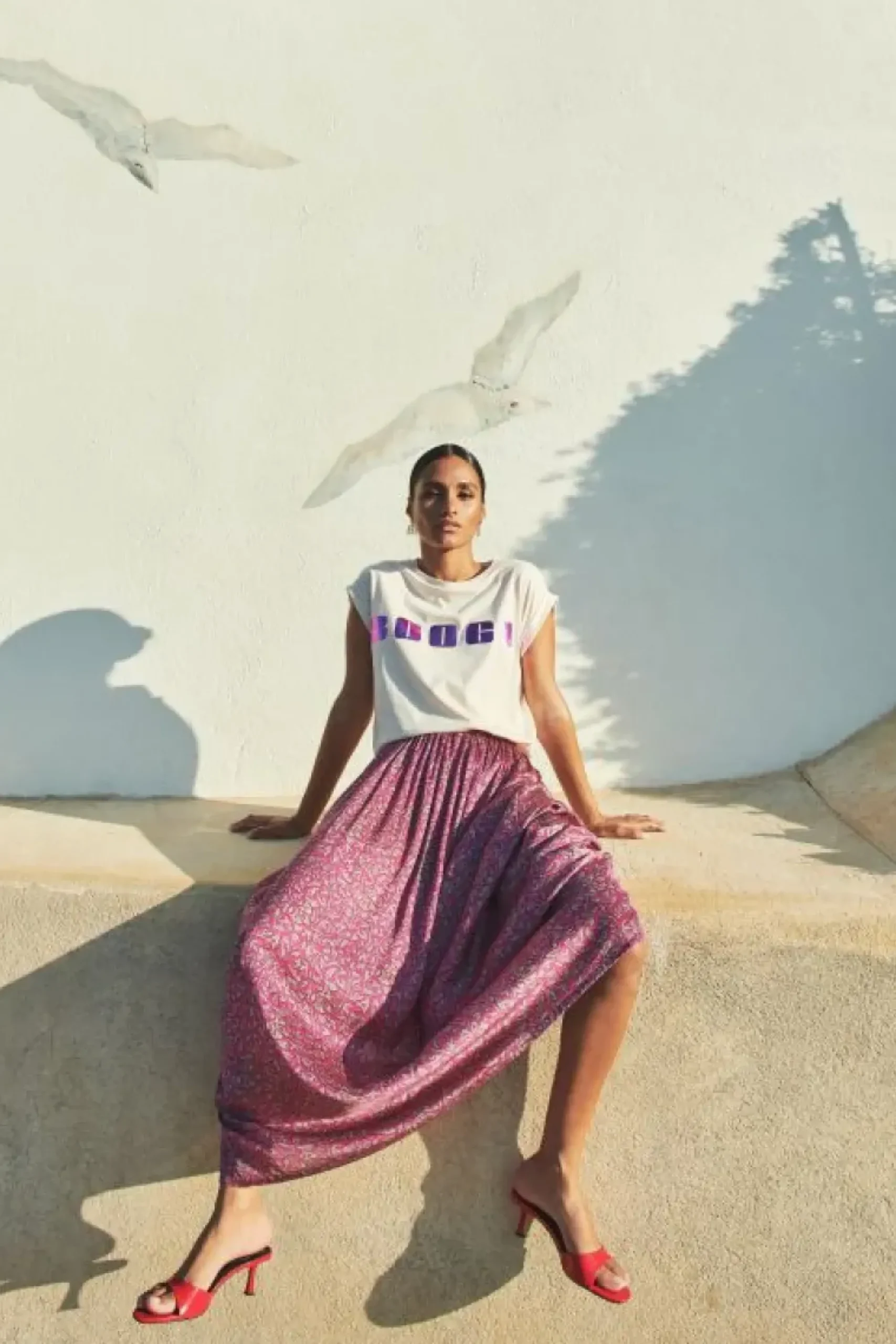 By bar Tops & Shirts*thelma boogie top | oyster melee