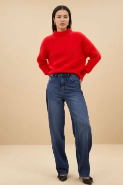 By bar Jeans|Broeken*two tone pants | denim