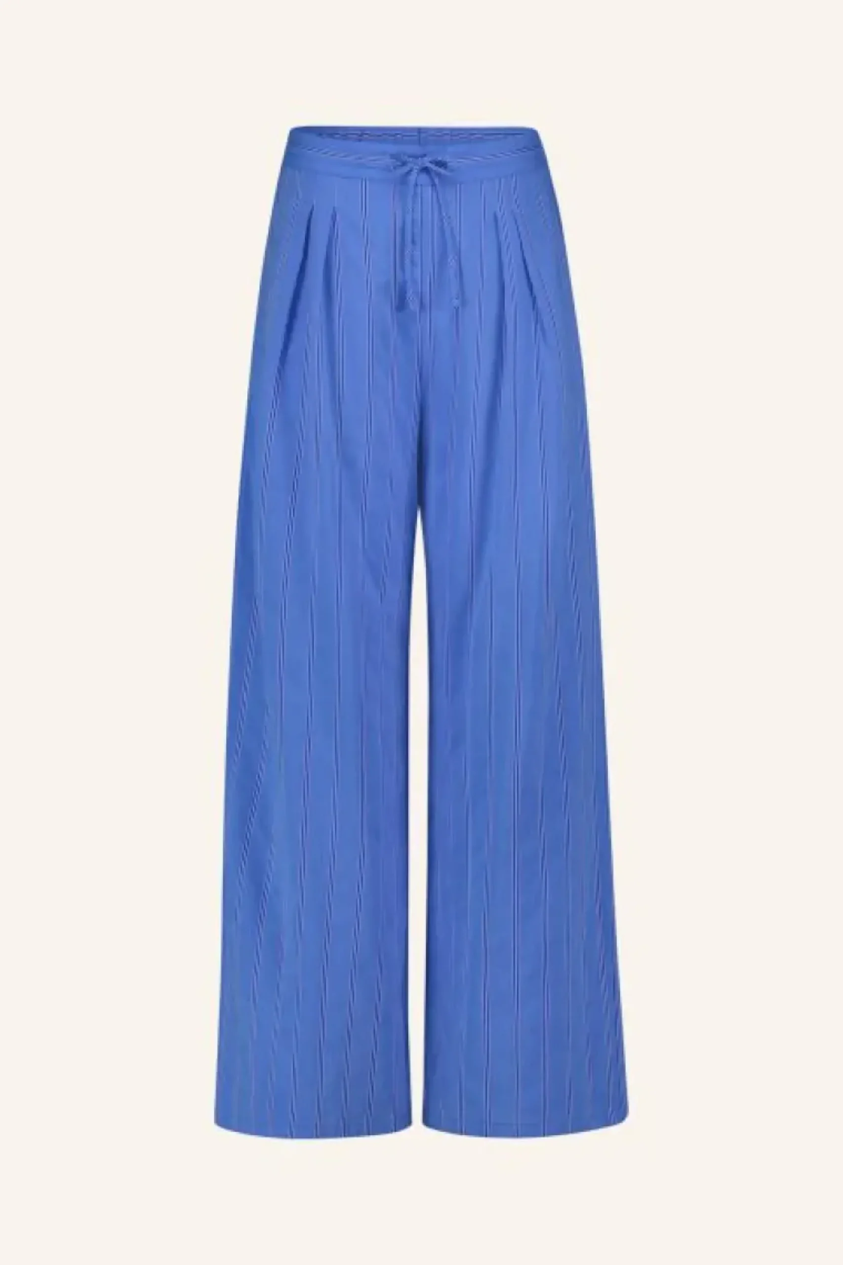 By bar Broeken*uma stripe pants | vivid blue stripe