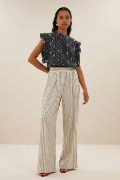 By bar Blouses*xena midnight ikat blouse | midnight ikat