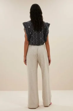 By bar Blouses*xena midnight ikat blouse | midnight ikat