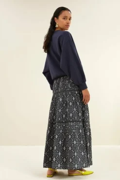 By bar Rokken*xena midnight ikat skirt | midnight ikat